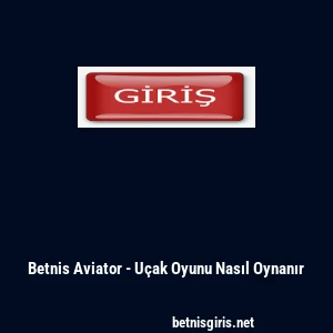 Betnis Aviator - U&ccedil;ak Oyunu Nasıl Oynanır
